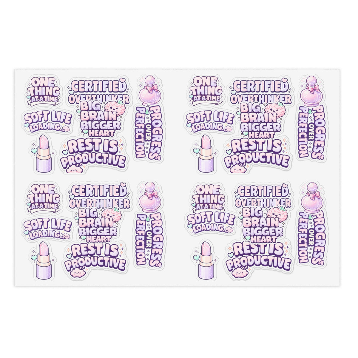 Sticker Sheet Bundle, 5pcs
