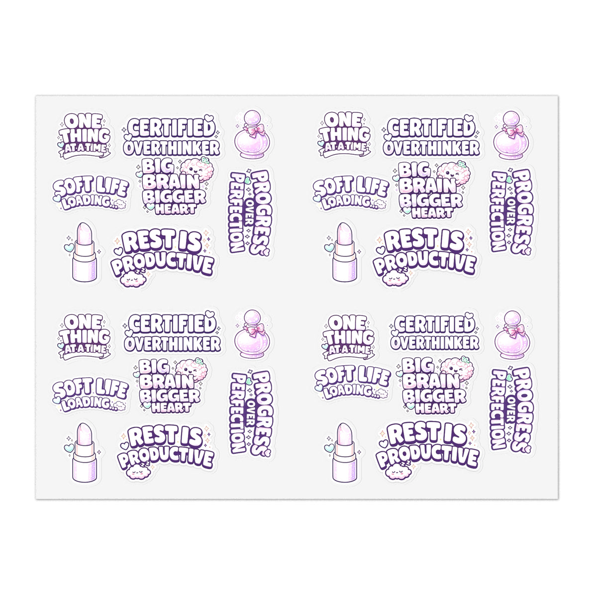 Sticker Sheet Bundle, 5pcs