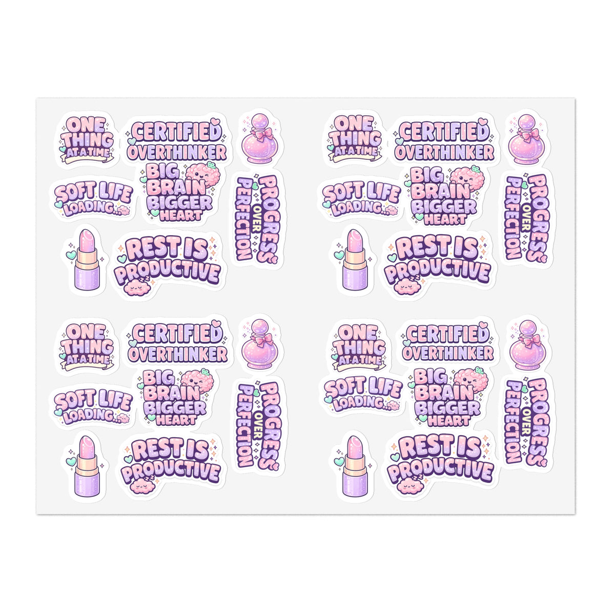 Sticker Sheet Bundle, 5pcs