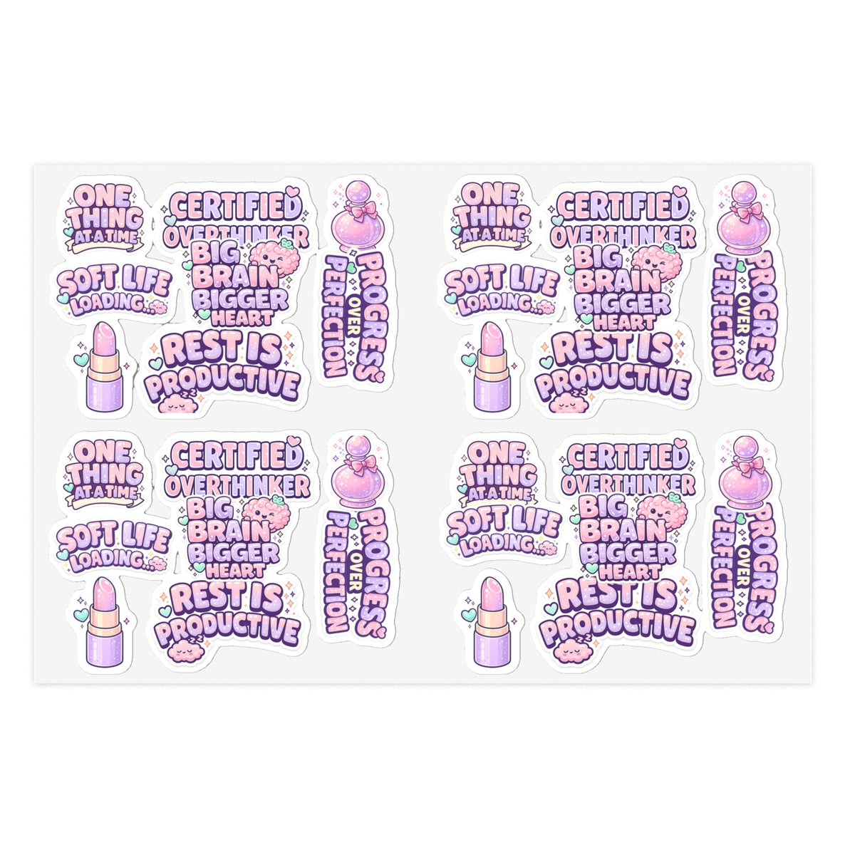 Sticker Sheet Bundle, 5pcs
