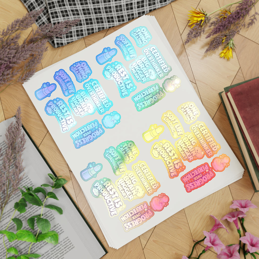 Sticker Sheet Bundle, 5pcs