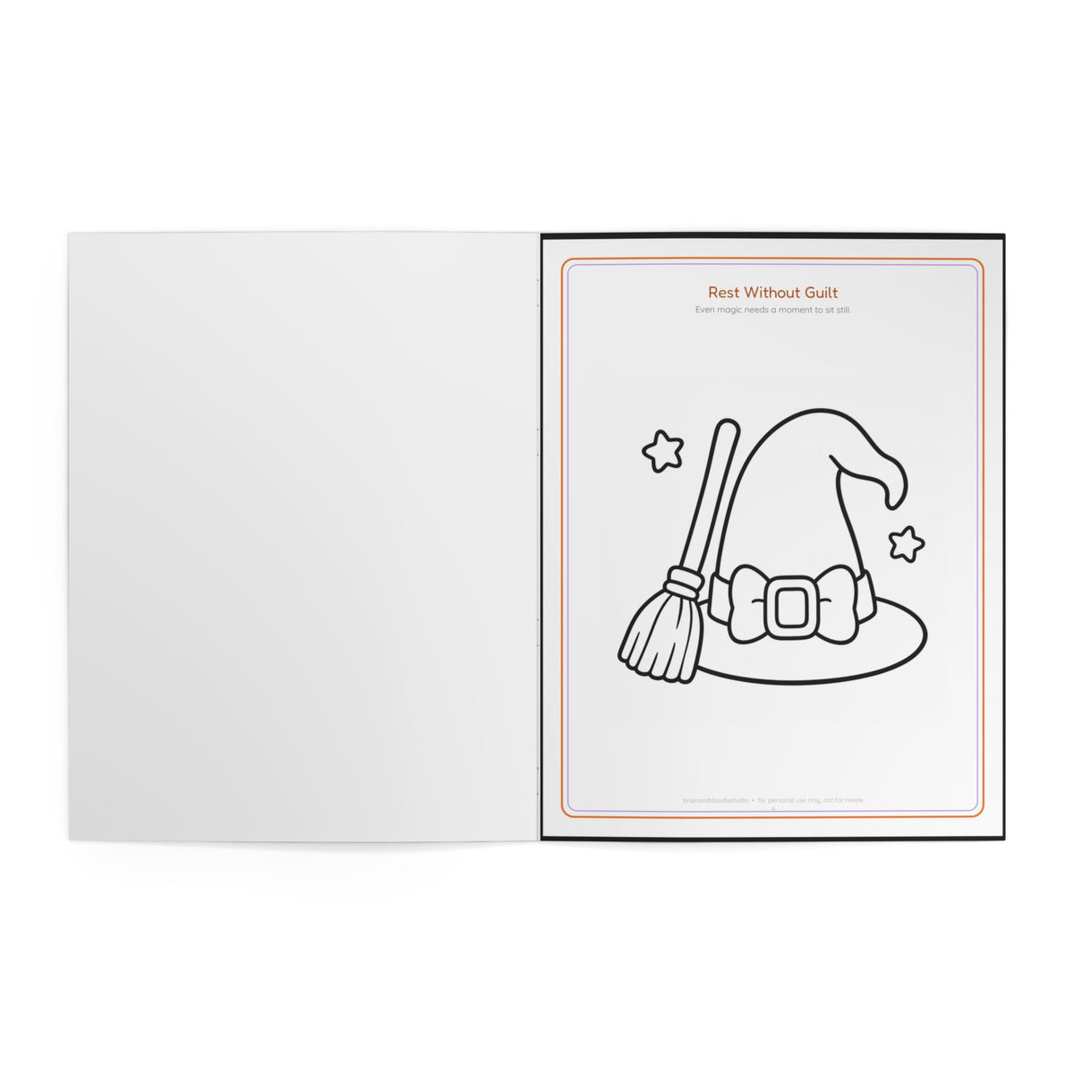 Spooky Cozy Halloween Coloring Book — Cute Ghosts, Cats & Pumpkins