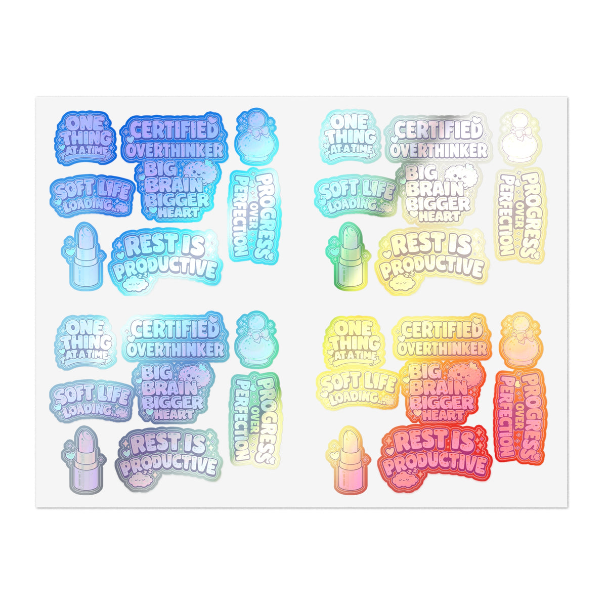Sticker Sheet Bundle, 5pcs