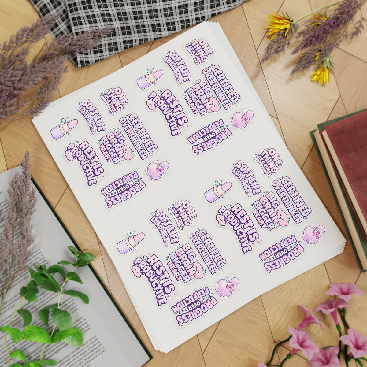 Sticker Sheet Bundle, 5pcs